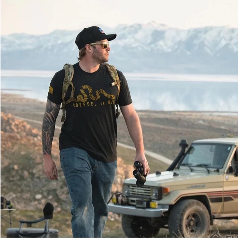 Black Rifle Coffee Company fitted tee / Men’s / military / graphic tee Small - Picture 2 of 6
